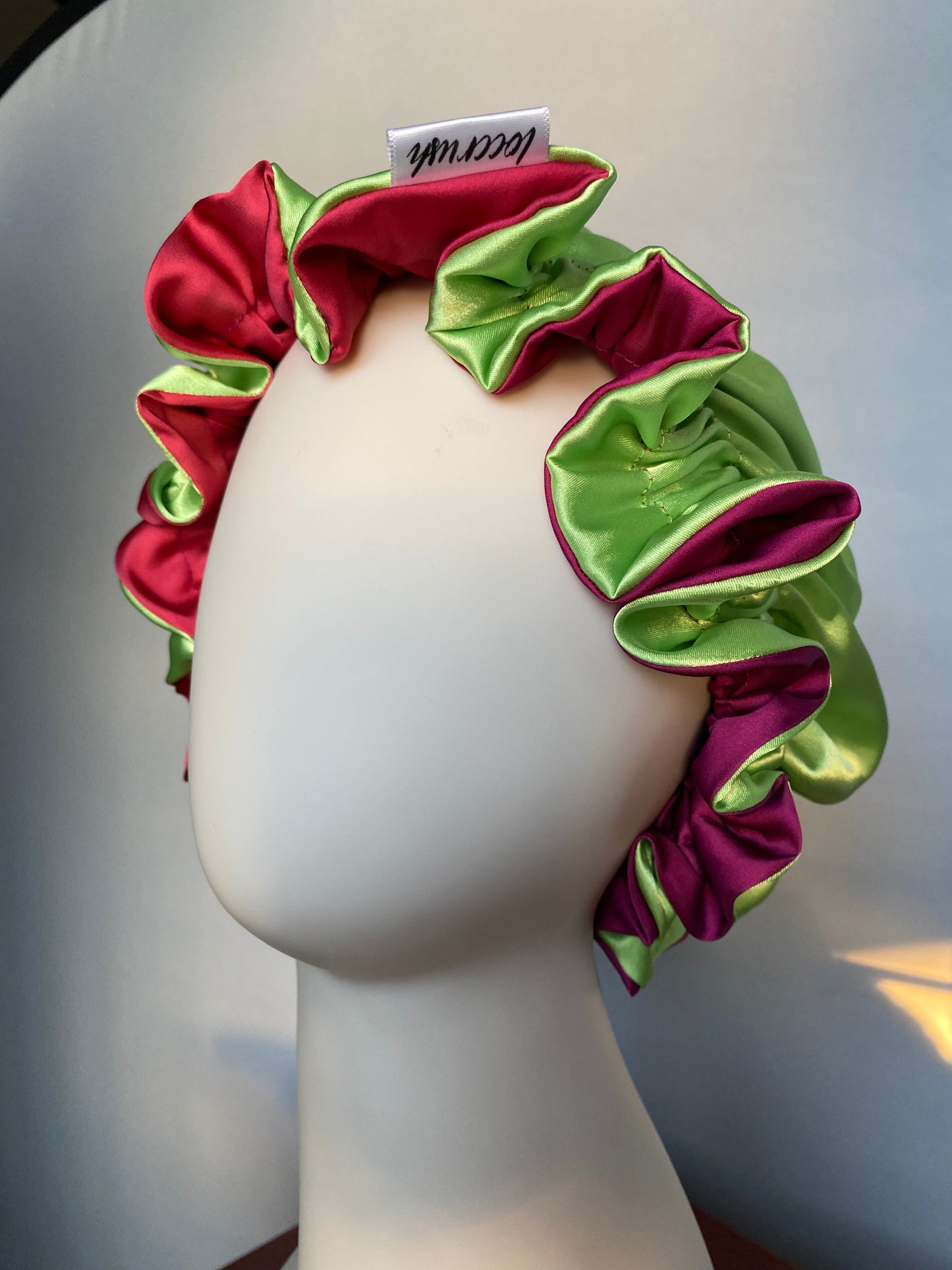 Ombré print + Lime, Size X-Small: Pre-Made & Ready To Ship